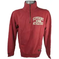 Superdry Vintage Athletic Halv Glidelås Genser
