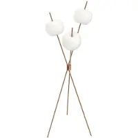 Kdln LED-gulvlampe Kushi, kobberfarget, høyde 140 cm