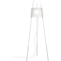 Kdln Gulvlampe Tyla, hvit, høyde 165 cm, dimmer