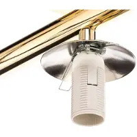 Domiluce Taklampe Linea, gull, 1 lyskilde
