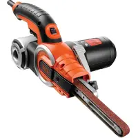 Black & Decker BLACK+DECKER KA902EK båndsliper 400 W 230 V, 3-i-1 koffert