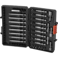 Black & Decker A7202-xj Skrutrekkerbitssett 38 Enheter