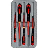 Bahco Insulated Ergo Phillips And Slotted With Tri-component Handle 5 Piece Skrutrekkersett