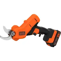 Black & Decker Akku-Gartenschere 18V/2.0Ah BCPP18D1, Elektrisk blikksaks, Oransje, 2,5 cm, Batteri, 2 Ah, 18 V