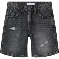Name it Shorts - NkmSilas - Dark Grey Denim - - 7 år (122) - Shorts
