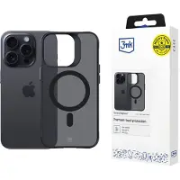 3MK Smoke MagCase med MagSafe til iPhone 15 Pro Max – Halvtransparent