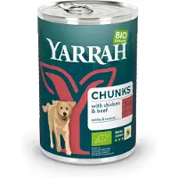 Yarrah Økonomipakke Organic - Økologisk biff med økologiske brennesler & Økologisk tomat 12 x 405 g