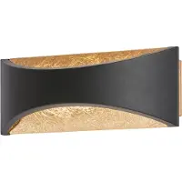 FISCHER&HONSEL GMBH Utendørs LED-vegglampe Wall, kubisk, svart