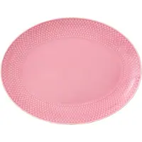 Lyngby Porcelæn Rhombe Color Oval Serving-28.5x21.5 Cm Tallerken