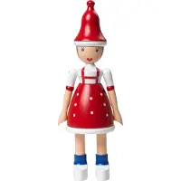 Kay bojesen Trefigur - Jul Lise - 17,5 cm - Rød/Blå/Hvit - - OneSize - Dekorasjon