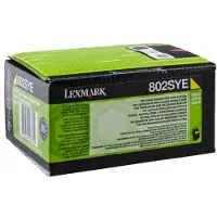 Lexmark 80C2SYE / Return Program Toner - Laser toner Yellow