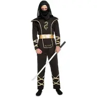 MOM Svart Ninja Mann Drakt