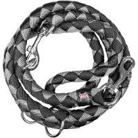 Trixie Cavo forlengelsesbånd, svart/grafit - Str L - XL: 200 cm lang, Ø 18 mm
