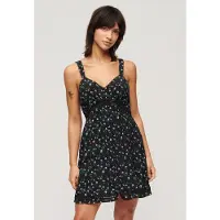 Superdry Lace Trim Ermeløs Kort Kjole