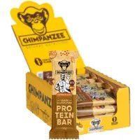 Chimpanzee Bio Proteinbarerboks Kaffe Og Nøtter 45g 20 Enheter