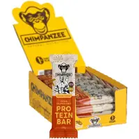 Chimpanzee Bio Proteinbarerboks Peanøttsmør 45g 20 Enheter