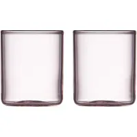 Bohemia gifts Bohemia Torino-vodkaglass, 55 ml, 2 stk., rosa, 30202