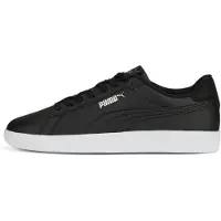 Puma Smash 3.0 Sneakers, Shoes, Black/Black/White, 37