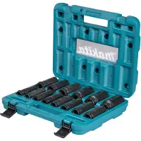 Makita Impact Black - Impact socket set - 14 deler - 1/2 - 10-32 mm
