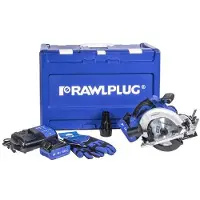 Rawlplug Batteridrevet sirkelsag R-PCS18-XL2 18 V 2x5,0 Ah batteri