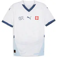 Puma Switzerland 2024 Away Jersey Men, Sport, White/Icy Blue, XS