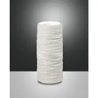 FABAS LUCE Bordlampe Marbella av keramikk, høyde 25 cm