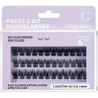 G Beauty Lashes Press & Go Underlashes - Rave