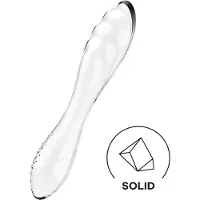 Shots Dazzling Crystal - Glass Dildo - Transparent