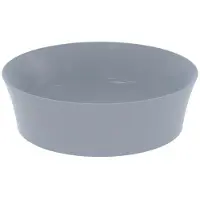 Ideal standard IPALYSS - Håndvask-Bowle 400x400x120 mm i powder, Uden hanehul, Uden overløb - Diamatec