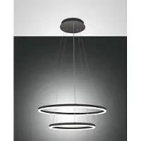 FABAS LUCE LED-pendellampe Giotto, 2 lyskilder, svart