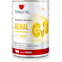 Disugual Nyre-diett Hundemat Våtfôr Med Oksekjøtt 6x400g