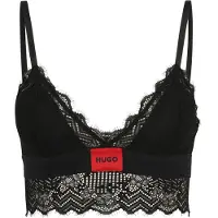 HUGO for woman. 50535060 Triangle Lace bra black (L), Homewear, Synthetic
