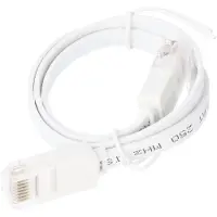 Goobay LAN CAT 6 UTP Flat - Hvit - 20m