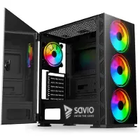 Savio Prime X1 Argb Glass Pc-tårnkasse