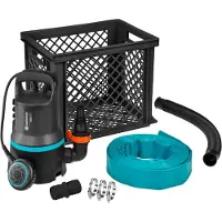 Gardena 9000 nedsenkbar pumpe for rent vann