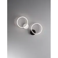 FABAS LUCE LED-vegglampe Giotto, 1 lyskilde, hvit