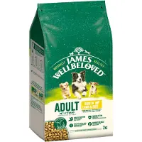 James Wellbeloved Adult Dog Hypoallergenic lam og ris - 2 kg