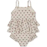 Konges Sløjd Manuca Frill Badedrakt Cherry Motif (7-8 år)