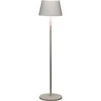 Gnosjö Konstsmide LED-gulvlampe Pomezia for utvendig bruk, USB, hvit