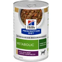 Hill's Pet Nutrition Metabolic Weight Management med storfekjøtt & grønnsaker - 12 x 354 g