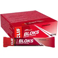 Clif Bloks Boks Med Energibiter Jordbær 60g 18 Enheter