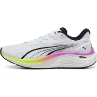 Puma Electrify NITRO 4 Running Shoes Men, Shoes, White/Pure Magenta/Yellow Alert, 46
