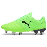 Puma Avant Rugby Boots Men, Shoes, Green Glare/Black/Galactic Gray, 39