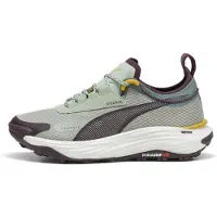 Puma Voyage NITRO 3 Trail Running Shoes Women, Shoes, Green Fog/Midnight Plum/Golden Fog, 38