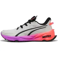 Puma Fast-Trac NITRO 3 Trail Running Shoes Men, Shoes, Feather Gray/Glowing Red/Pure Magenta, 42.5