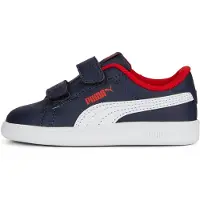 Puma Smash 3.0 Sneakers Toddlers, Shoes, Navy/White/Red, 26