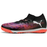Puma FUTURE 8 MATCH TT Football Boots Unisex, Shoes, Black/White/Glowing Red, 42
