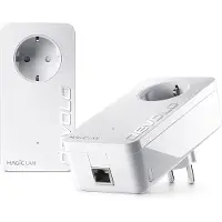 Devolo Magic 2 LAN - Starter Kit - bro 1GbE, HomeGrid - veggpluggbar (en pakke 2)