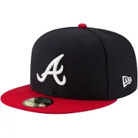 New Era Mlb 12572848 59fifty Atlanta Braves Home Cap