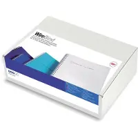 GBC WireBind - 6 mm - 24 ringer - A5 (148 x 210 mm) - 55 ark - sølv - 100 stk bindestreng